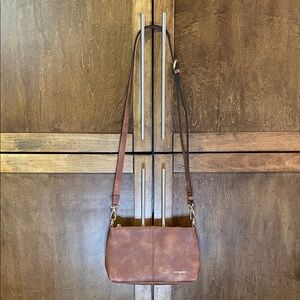 Westbronco Brown Leather Crossbody Bag